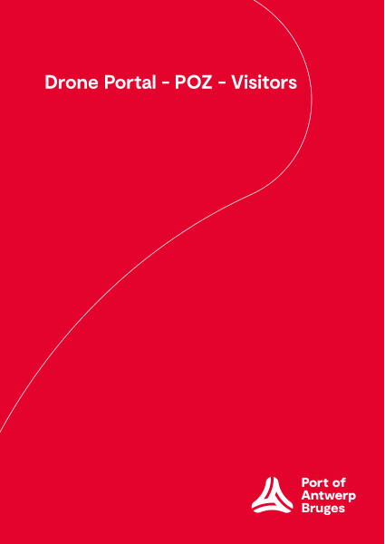Handleiding bij de drone portal idronect voor dronevluchten in het havengebied van Zeebrugge.