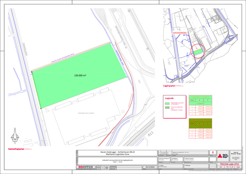 Annex to the survey bundle containing the concession plan.